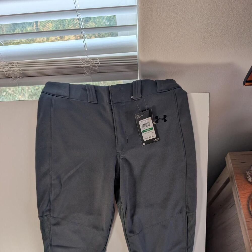 Under-armour Women's Grey and Blue Bottoms